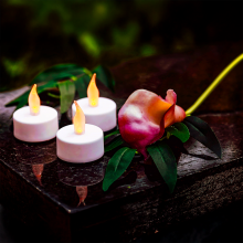 Świeczki LED z bateriami tealight 3 sztuki RAVI
